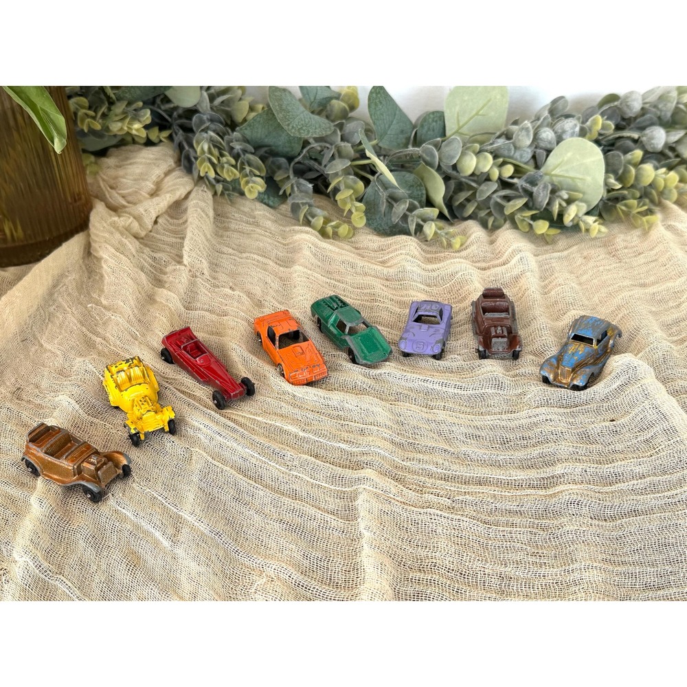 1960's TootsieToy diecast car lot‎ vintage metal lot of 8 | roadster dragster
